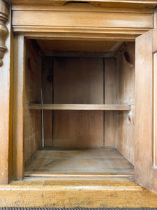 A Pine Antique English Sideboard c1890