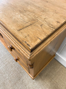 A Pine Antique English Sideboard c1890