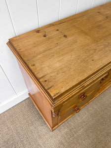 A Pine Antique English Sideboard c1890