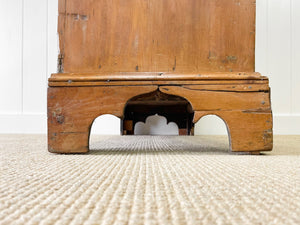 An Early 19th Century English Chest of Drawers/Dresser on Bracket Feet