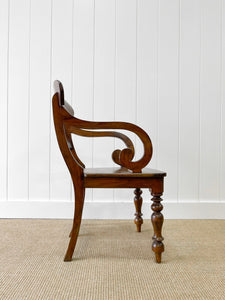 An English Mahogany Occasional Chair