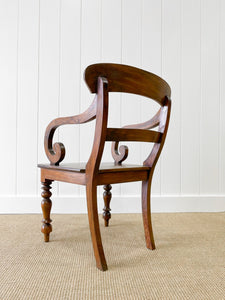 An English Mahogany Occasional Chair