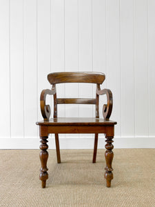 An English Mahogany Occasional Chair