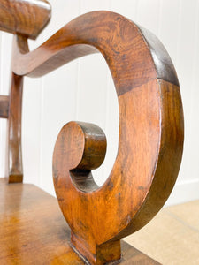 An English Mahogany Occasional Chair