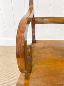 An English Mahogany Occasional Chair