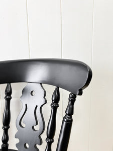 A Pair of 2 Vintage Fiddleback Chairs