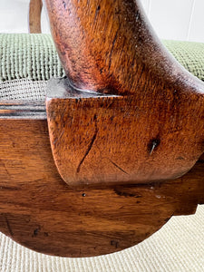 A Stunning Georgian English Mahogany Arm Chair