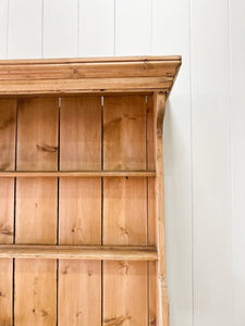 A 19th Century English Pine Bookcase Cabinet or Hutch
