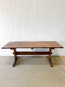 An Exquisite Antique English Console or Work Table in Elm