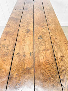 An Exquisite Antique English Console or Work Table in Elm