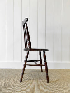 A Set of 4 Victorian Penny Seat Chairs