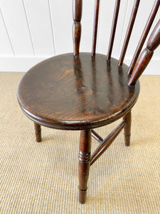 A Set of 4 Victorian Penny Seat Chairs