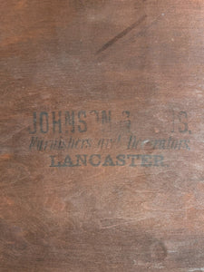 An Ebonized English Country Pine Buffet Sideboard