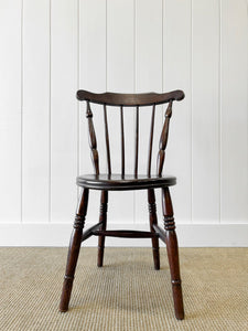 A Set of 4 Victorian Penny Seat Chairs