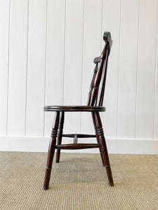 A Set of 4 Victorian Penny Seat Chairs