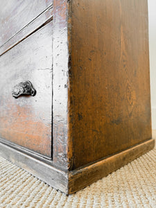 An Antique English Pine Chest of Drawers Dresser c1890