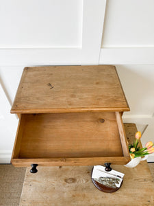 An English Pine Tabletop Chest of Drawers or Bank of Drawers Collectors Cabinet c1890