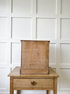 An English Pine Tabletop Chest of Drawers or Bank of Drawers Collectors Cabinet c1890
