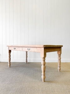 An English Country Pine 5.5 ft Kitchen Dining Table