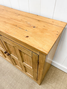 An Antique English Pine Pantry Cupboard