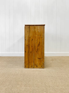 An Antique English Pine Pantry Cupboard