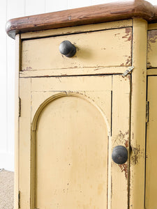 An Antique English Pine Painted Sideboard c1890