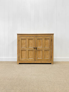 An Antique English Pine Pantry Cupboard