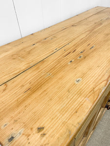 An Antique English Pine Pantry Cupboard