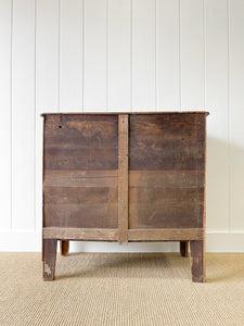 An Antique English Pine Chest of Drawers Dresser c1890