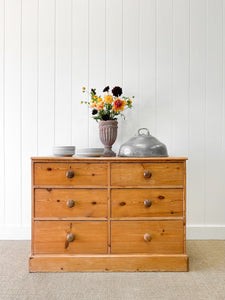 A 19th Century English Bank of Drawers