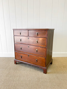 An Early 19th Century English Country Oak Chest of Drawers