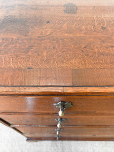 An Early 19th Century English Country Oak Chest of Drawers