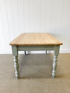 An English Country 4.5ft Dining Harvest Farmhouse Table