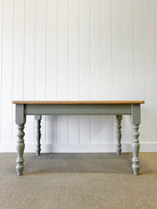 An English Country 4.5ft Dining Harvest Farmhouse Table