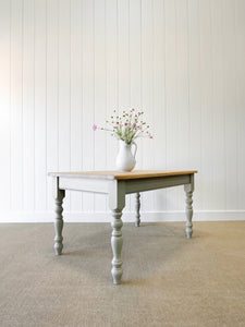 An English Country 4.5ft Dining Harvest Farmhouse Table