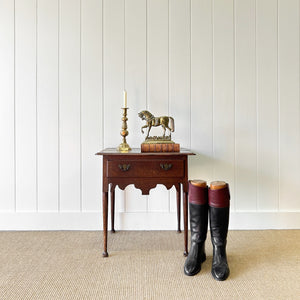 A Georgian Oak Console Table