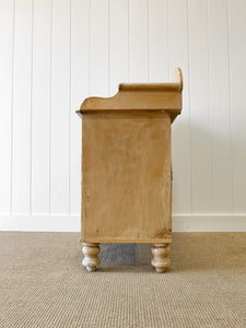 An Antique English Pine Chest of Drawers Dresser c1890