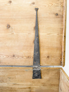 An English Pine Blanket Box or Toy Box Early 19th Century