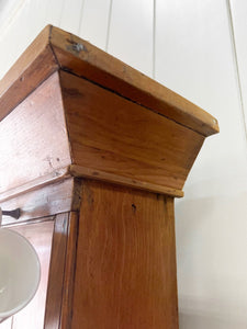 A Very Large Pine Welsh Dresser or Cupboard with Dog Kennel Center