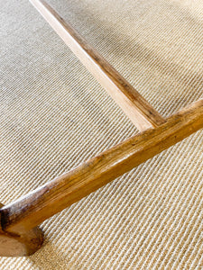A Rustic English Almost 7ft Dining Harvest Table