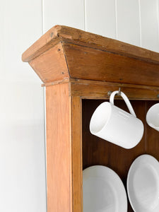 A Very Large Pine Welsh Dresser or Cupboard with Dog Kennel Center