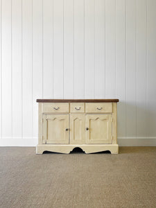 An Antique French Painted Sideboard