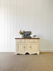An Antique French Painted Sideboard