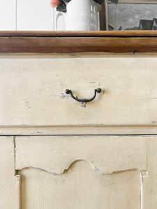 An Antique French Painted Sideboard