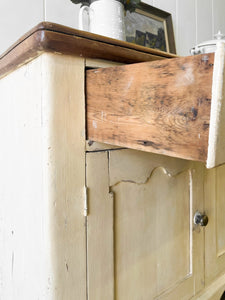 An Antique French Painted Sideboard