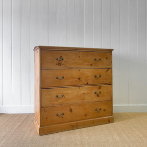 A Large 19th Century English Chest of Drawers/Dresser