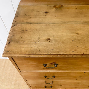 A Large 19th Century English Chest of Drawers/Dresser