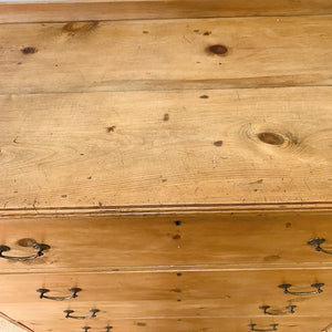A Large 19th Century English Chest of Drawers/Dresser