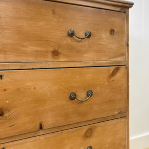 A Large 19th Century English Chest of Drawers/Dresser