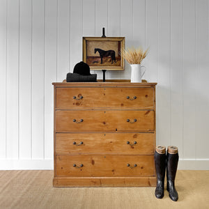 A Large 19th Century English Chest of Drawers/Dresser